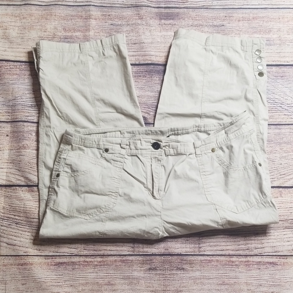Style & Co. 16W tan capris